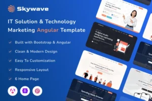 Mua Skywave - Angular IT Solution Technology Template giá rẻ