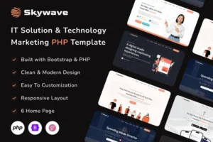 Mua Skywave - IT Solution & Technology PHP Template giá rẻ