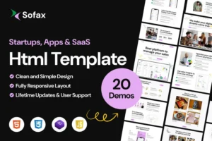 Mua Sofax - Saas & Startup Html Template giá rẻ