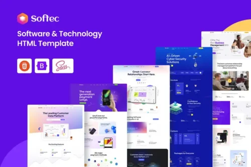 Mua Softec - Software & Technology HTML Template giá rẻ