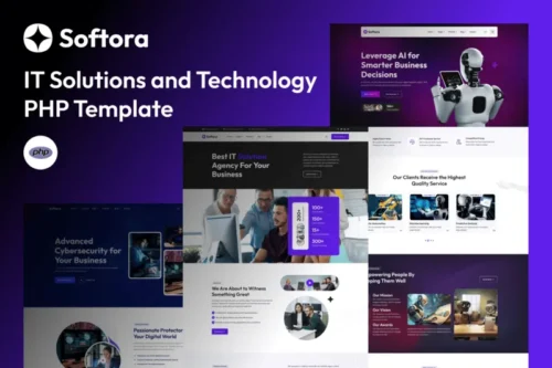 Mua Softora – IT Solutions and Technology PHP Template giá rẻ