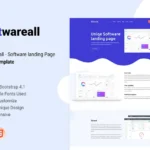 Softwareall – Software landing Page HTML Template
