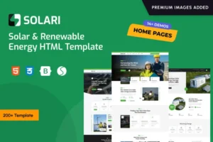 Mua Solari - Ecology & Solar Energy HTML Template giá rẻ