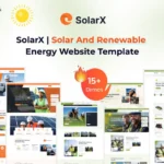 SolarX | Solar And Renewable Energy Template