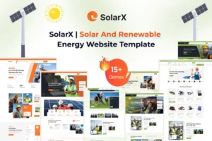 Mua SolarX | Solar And Renewable Energy Template giá rẻ