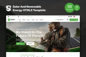 Mua Solatec - Ecology & Solar Energy HTML5 Template giá rẻ