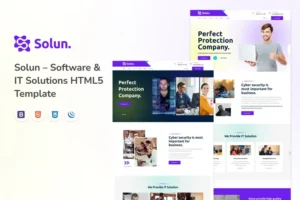 Mua Solun – Software & IT Solutions HTML5 Template giá rẻ