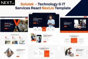 Mua Solutek - Technology & IT Services NextJs Template giá rẻ