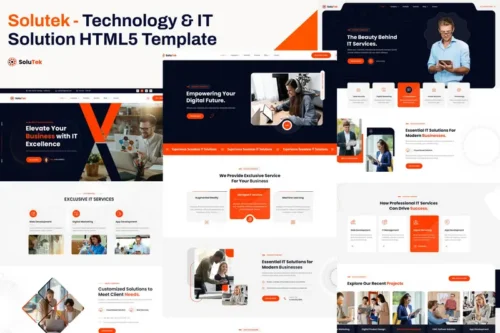 Mua Solutek - Technology & IT Solution HTML5 Template giá rẻ