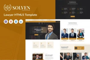 Mua Solven - Lawyer HTML5 Template giá rẻ