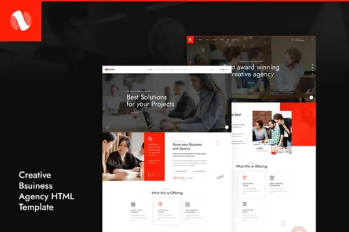 Mua Sominx - Creative Business Agency HTML Template giá rẻ