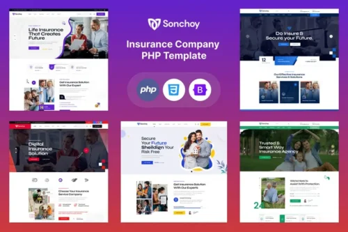 Mua Sonchoy - Insurance Company PHP Template giá rẻ