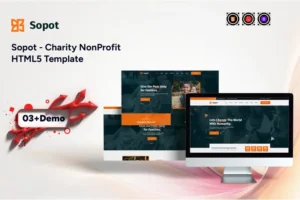 Mua Sopot - Charity NonProfit HTML5 Template giá rẻ