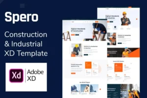 Mua Spero - Construction Industry XD Template giá rẻ