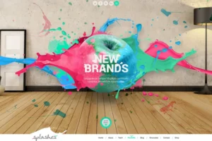 Mua Splashes Creative Agency Template giá rẻ