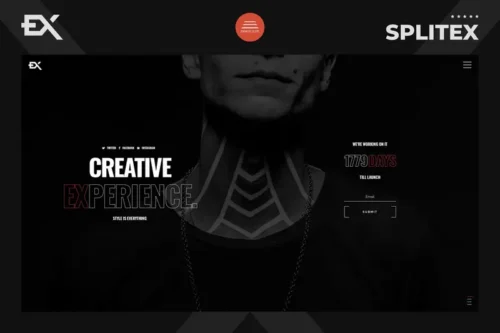 Mua Splitex - Creative Coming Soon Template giá rẻ