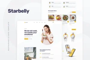 Mua Starbelly - Restaurant & Cafe HTML Template giá rẻ