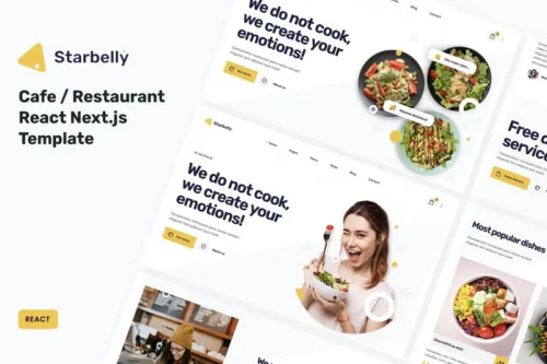 Mua Starbelly - Restaurant & Cafe React Template giá rẻ