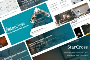 Mua StarCross - Multipurpose Agency HTML Template giá rẻ