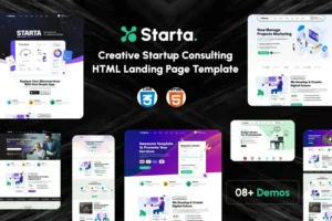 Mua Starta - Creative Startup Agency HTML Template giá rẻ