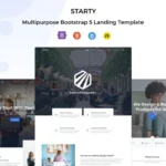 Starty – Multipurpose Bootstrap 5 Landing Template