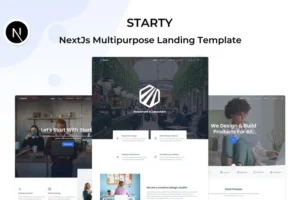 Mua Starty - NextJs Multipurpose Landing Template giá rẻ