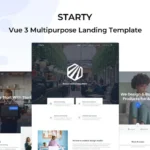 Starty – Vue 3 Multipurpose Landing Template