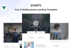 Mua Starty - Vue 3 Multipurpose Landing Template giá rẻ