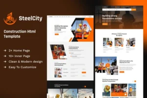 Mua SteelCity - Construction HTML Template giá rẻ