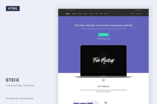 Mua Steix - Landing Page Template giá rẻ