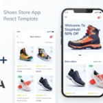 StepHub – Shoes Store & eCommerce React Mobile App