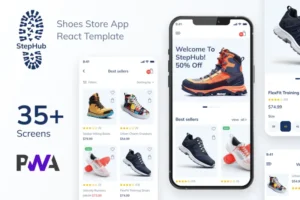 Mua StepHub - Shoes Store & eCommerce React Mobile App giá rẻ