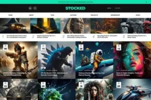 Mua Stocked - Personal Portfolio HTML Template giá rẻ