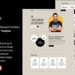 Subhan – Personal Portfolio/CV HTML Template