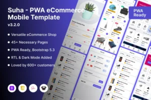 Mua Suha - PWA Ecommerce Mobile giá rẻ