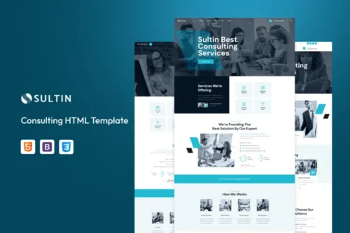 Mua Sultin - Consulting HTML Template giá rẻ