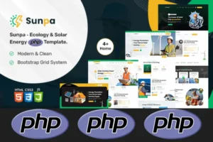 Mua Sunpa - Ecology & Solar Energy PHP Template giá rẻ