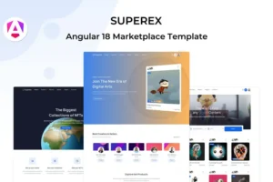 Mua Superex - Angular 18 NFT Marketplace Tempate giá rẻ