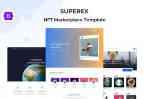 Mua Superex - NFT Marketplace Template giá rẻ
