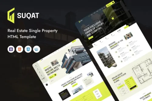 Mua Suqat - Real Estate Single Property Template giá rẻ