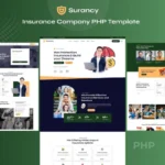 Surancy – Insurance Company PHP Template