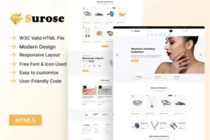Mua Surose - Jewelry eCommerce HTML Template giá rẻ