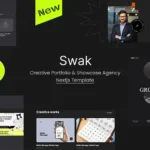 Swak – Creative Portfolio & Agency Nextjs Template