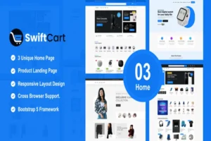 Mua SwiftCart Ecommerce Multipurpose HTML Template giá rẻ