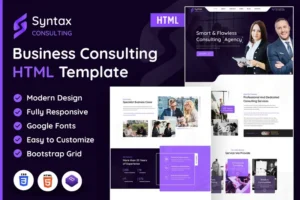 Mua Syntax | Consulting Services HTML Template giá rẻ