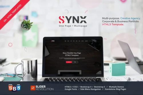 Mua Synx - One Page Parallax giá rẻ
