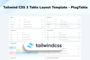 Mua Tailwind CSS 3 Table Layout - PlugTable giá rẻ