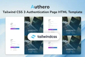 Mua Tailwind CSS Authentication PageTemplate - Authero giá rẻ