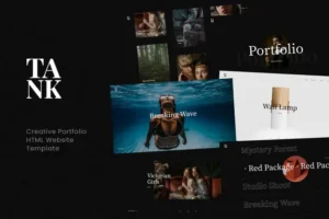 Mua Tank - Creative Portfolio HTML Website Template giá rẻ
