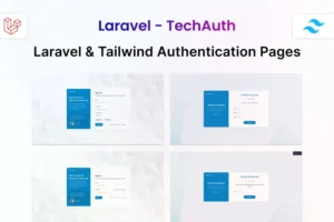 Mua TechAuth - Laravel Auth Pages Tailwind Template giá rẻ